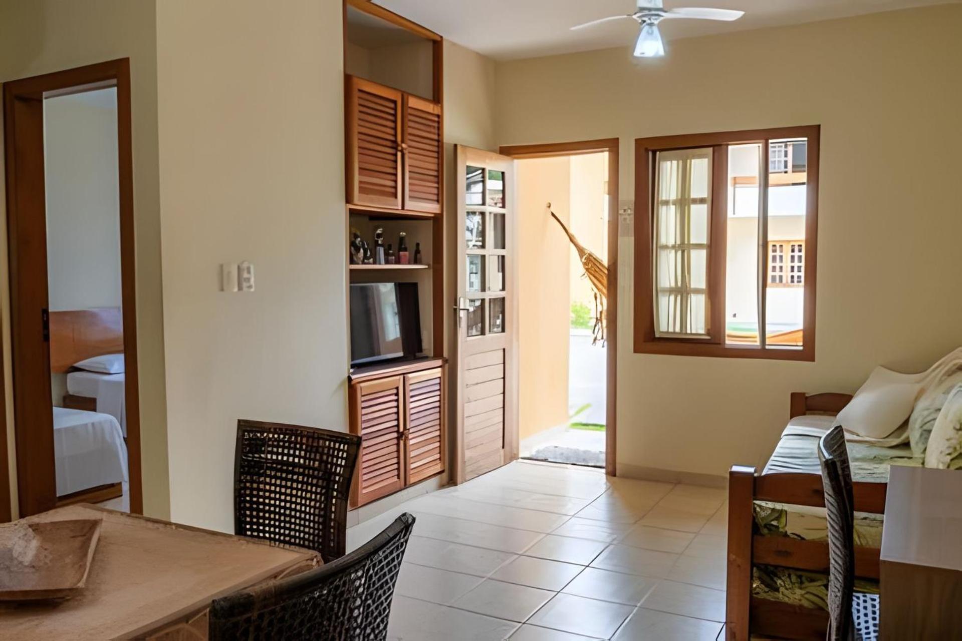 Em Frente A Praia De Taperapuan; Piscina; 1 Quarto; Wifi 300 Mbs; Estacionamento Gratuito 1 Veiculo Porto Seguro Esterno foto